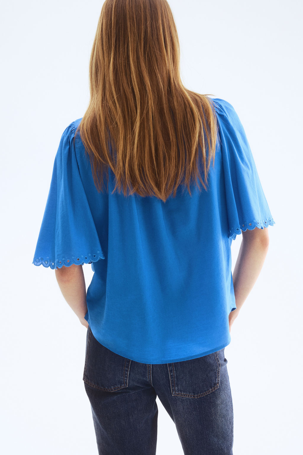 Blusa en mezcla de algod?n - H&m фото 4