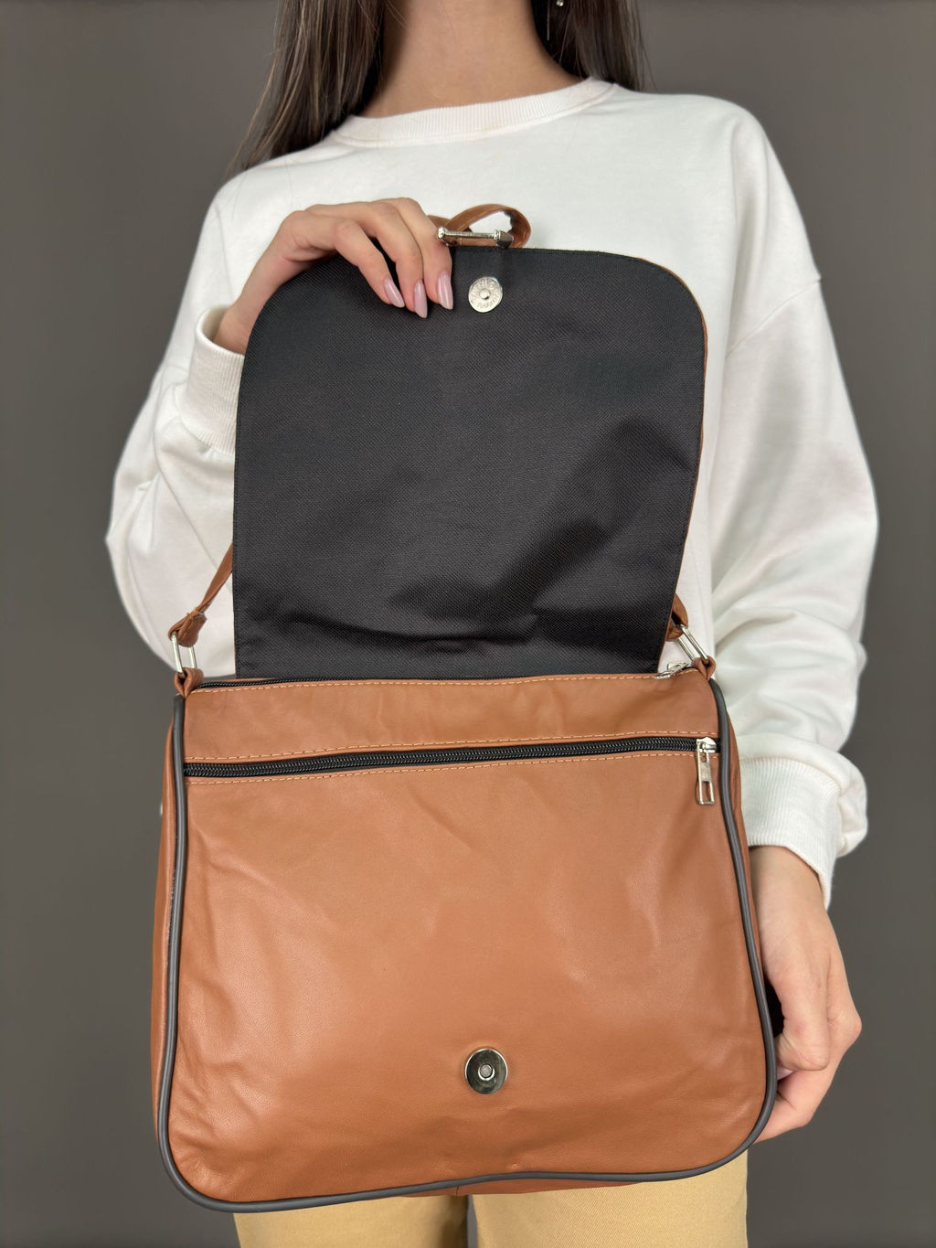 Сумка женская из телячьей кожи