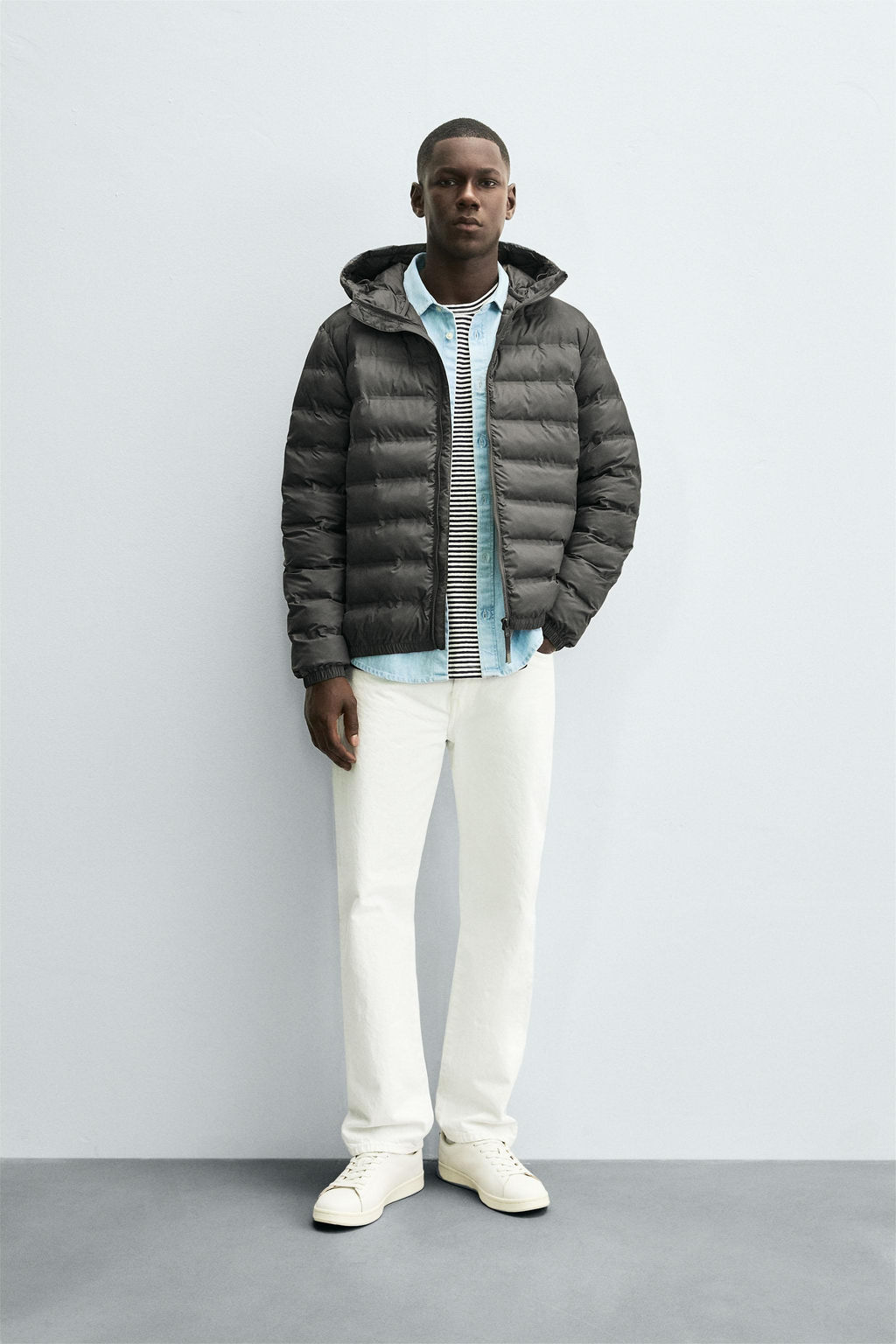 WATER-REPELLENT LIGHTWEIGHT PUFFER JACKET