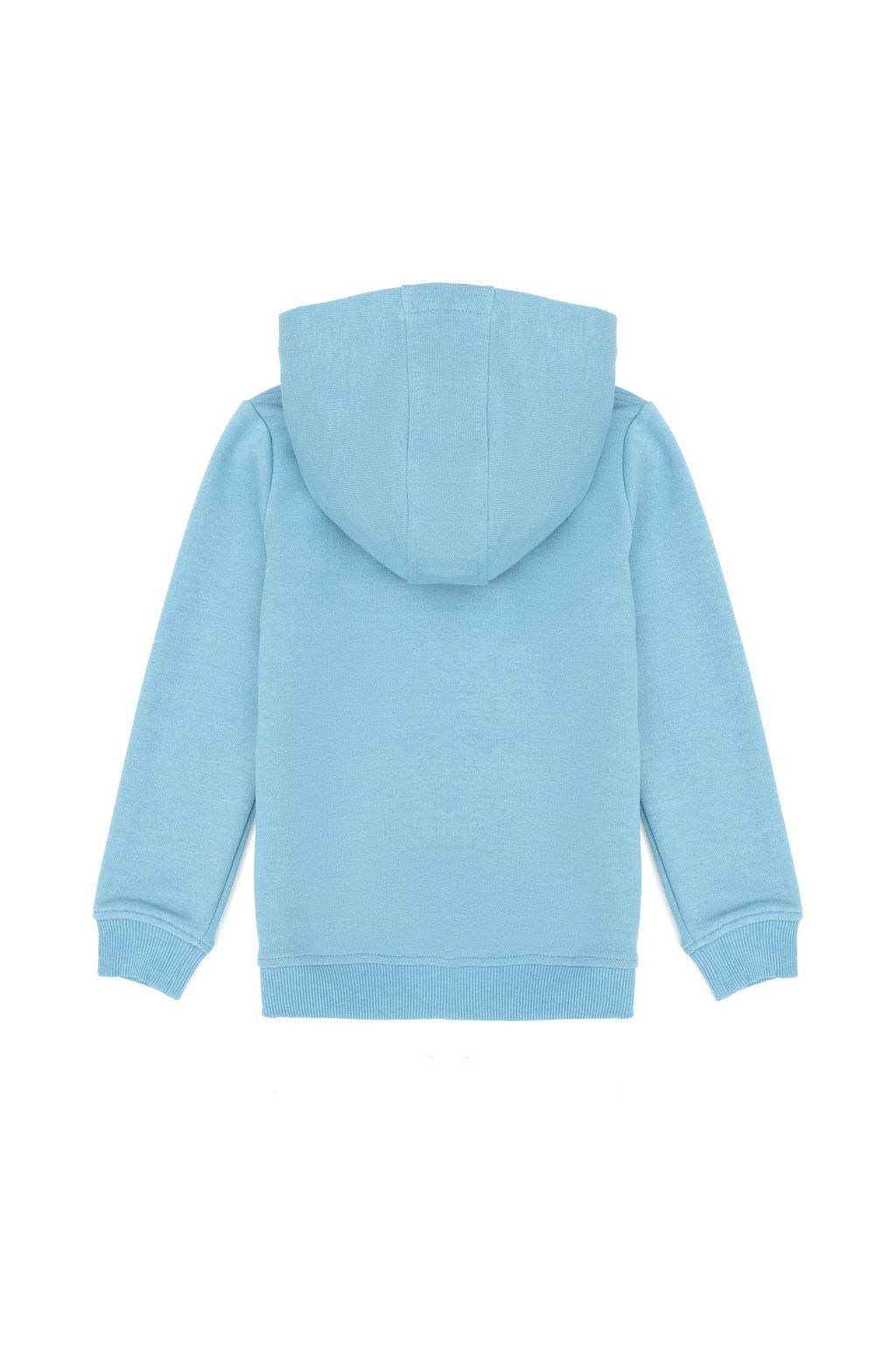 _ocuk Mavi Basic Kap__onlu Sweatshirt