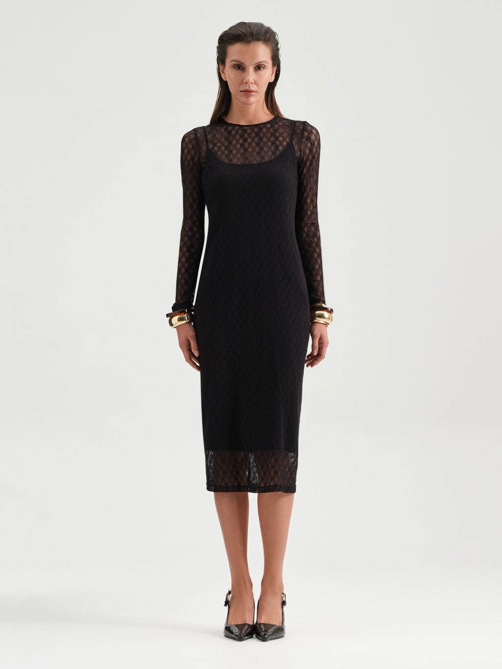 Платье трикотажное