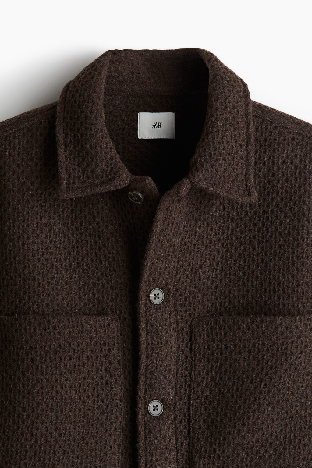 Sobrecamisa gofrada Regular Fit - H&m фото 8