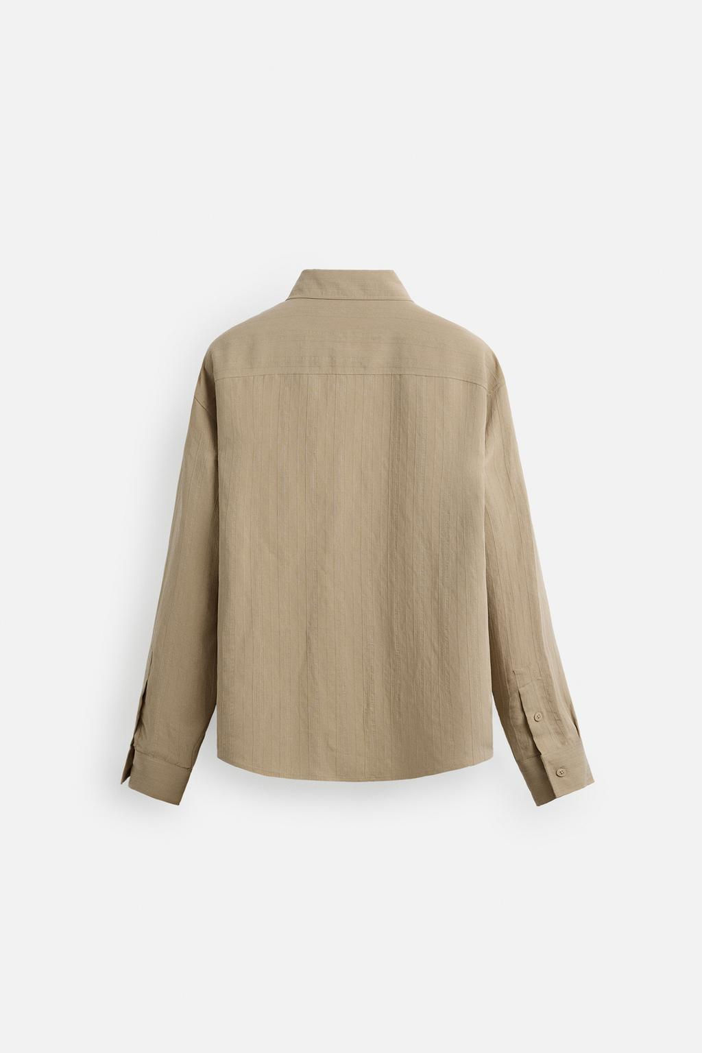 FLOWING SHIRT WITH POCKET - Zara фото 9