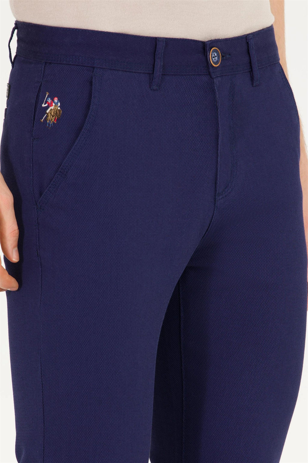 U. S. Polo Assn / Мужские темно-синие брюки из плотной ткани/чиносы - U.s. polo assn фото 6