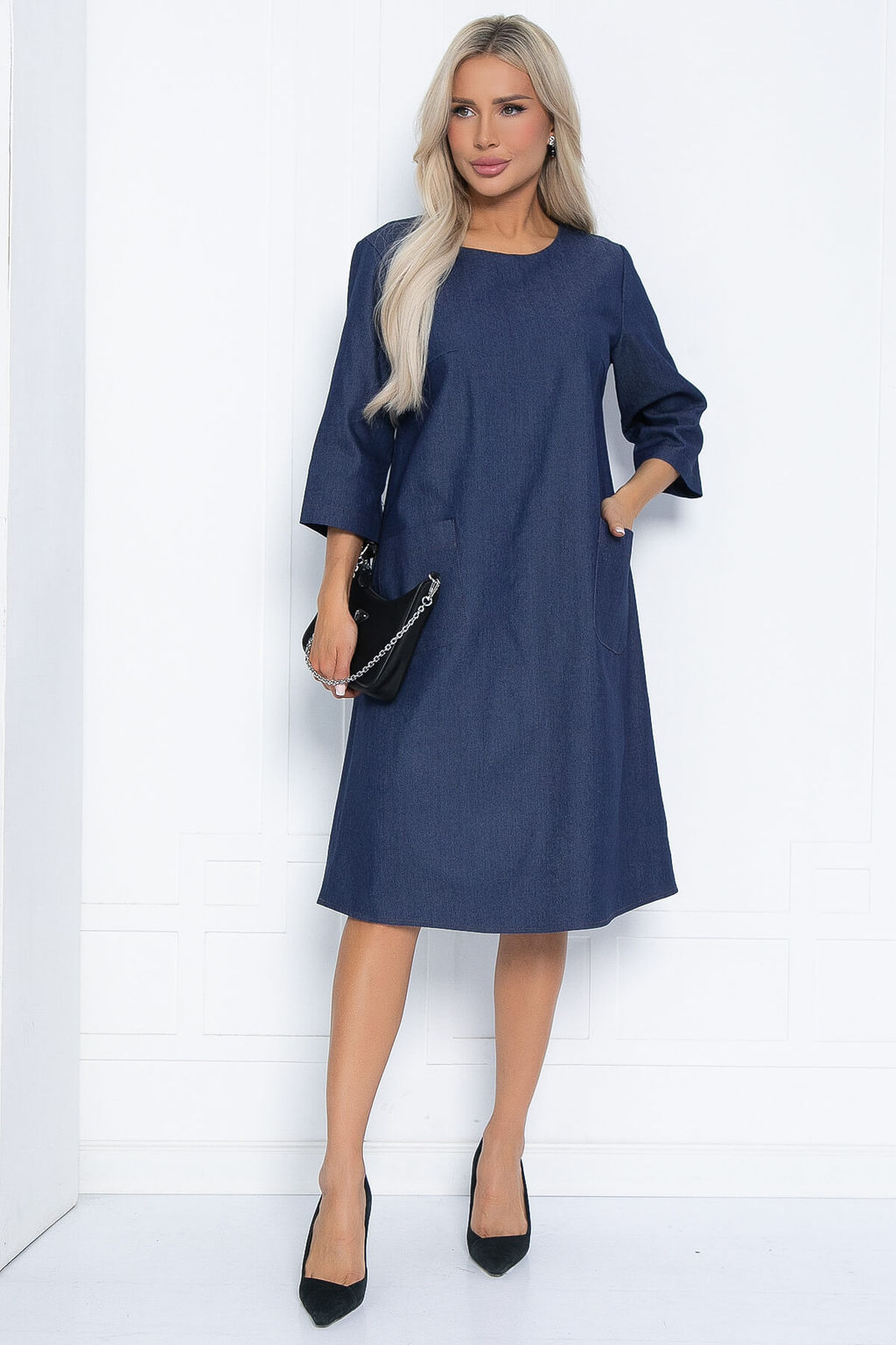 Платье Рита НЬЮ (джинс) П12440-2 - Lt collection фото 3