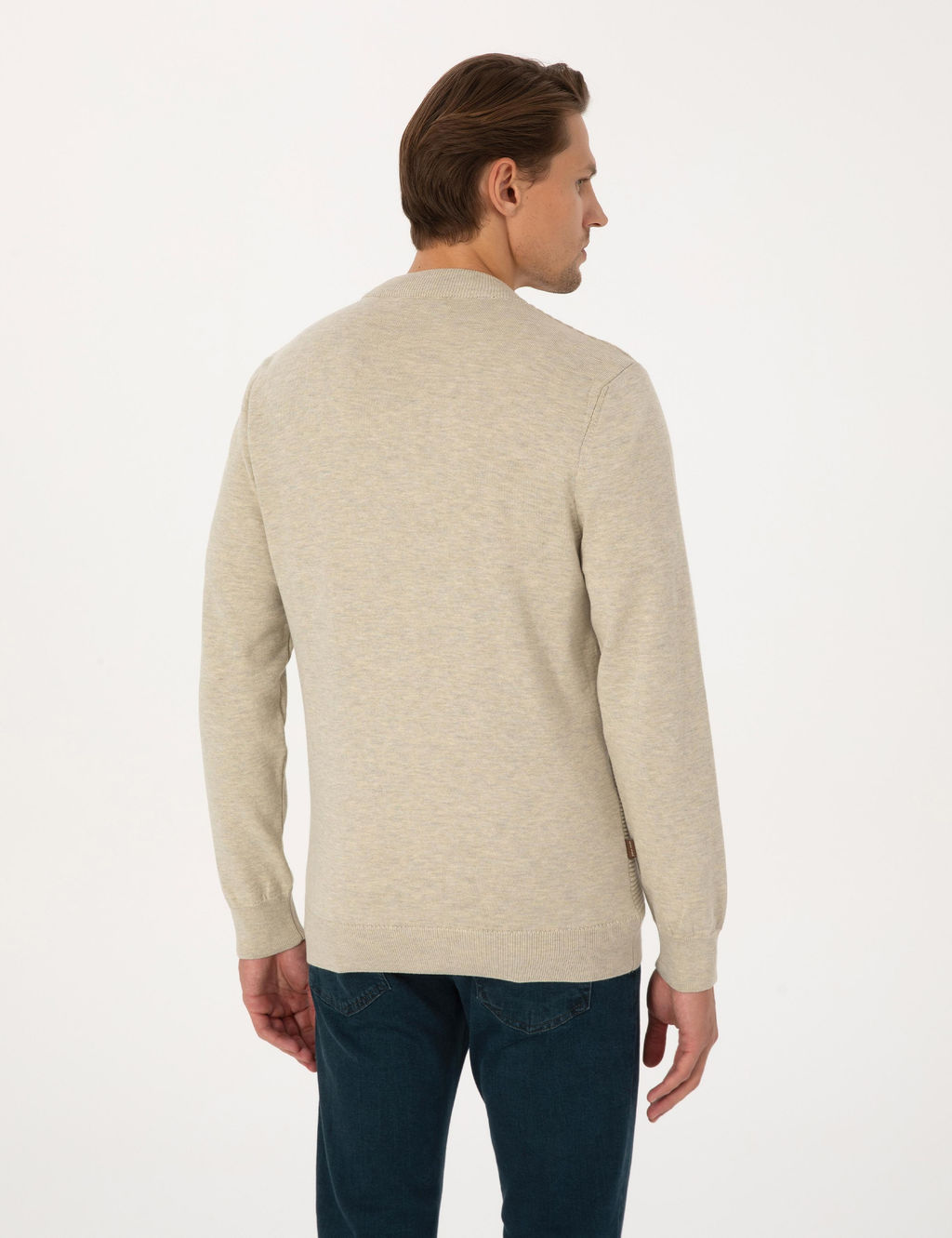 Kum Melanj Slim Fit Fermuarl_ Triko H_rka - Pierre cardin фото 5