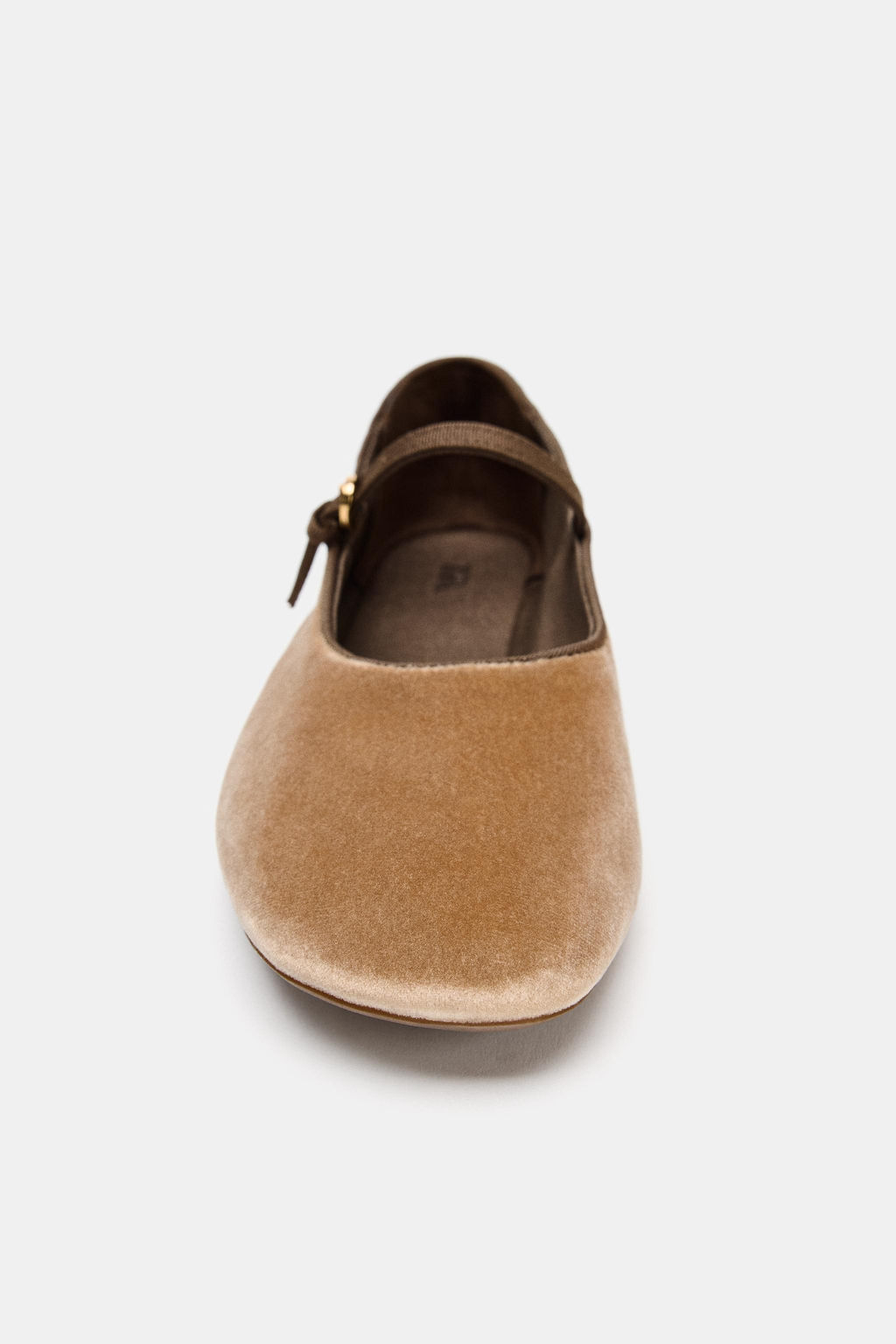 VELVET EFFECT BALLET FLATS - Zara фото 3