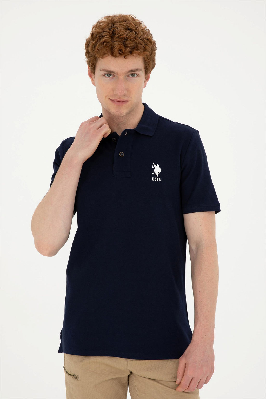 Мужская темно-синяя футболка - U.s. polo assn фото 3