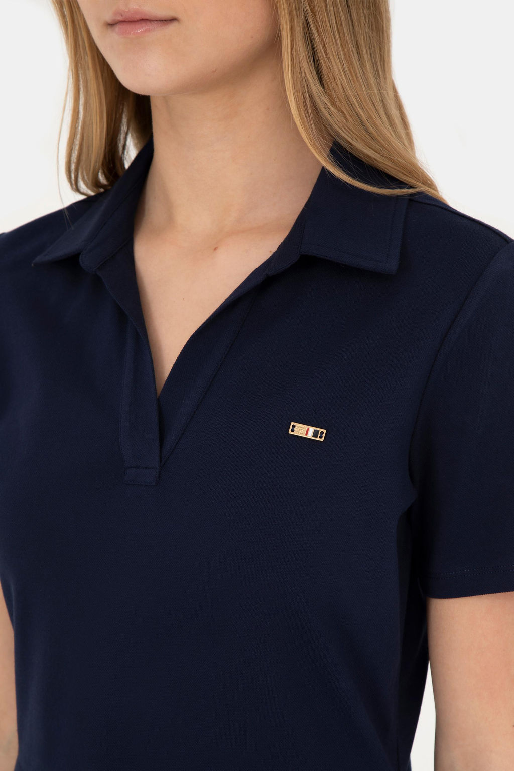 Женское темно-синее трикотажное платье - U.s. polo assn фото 14