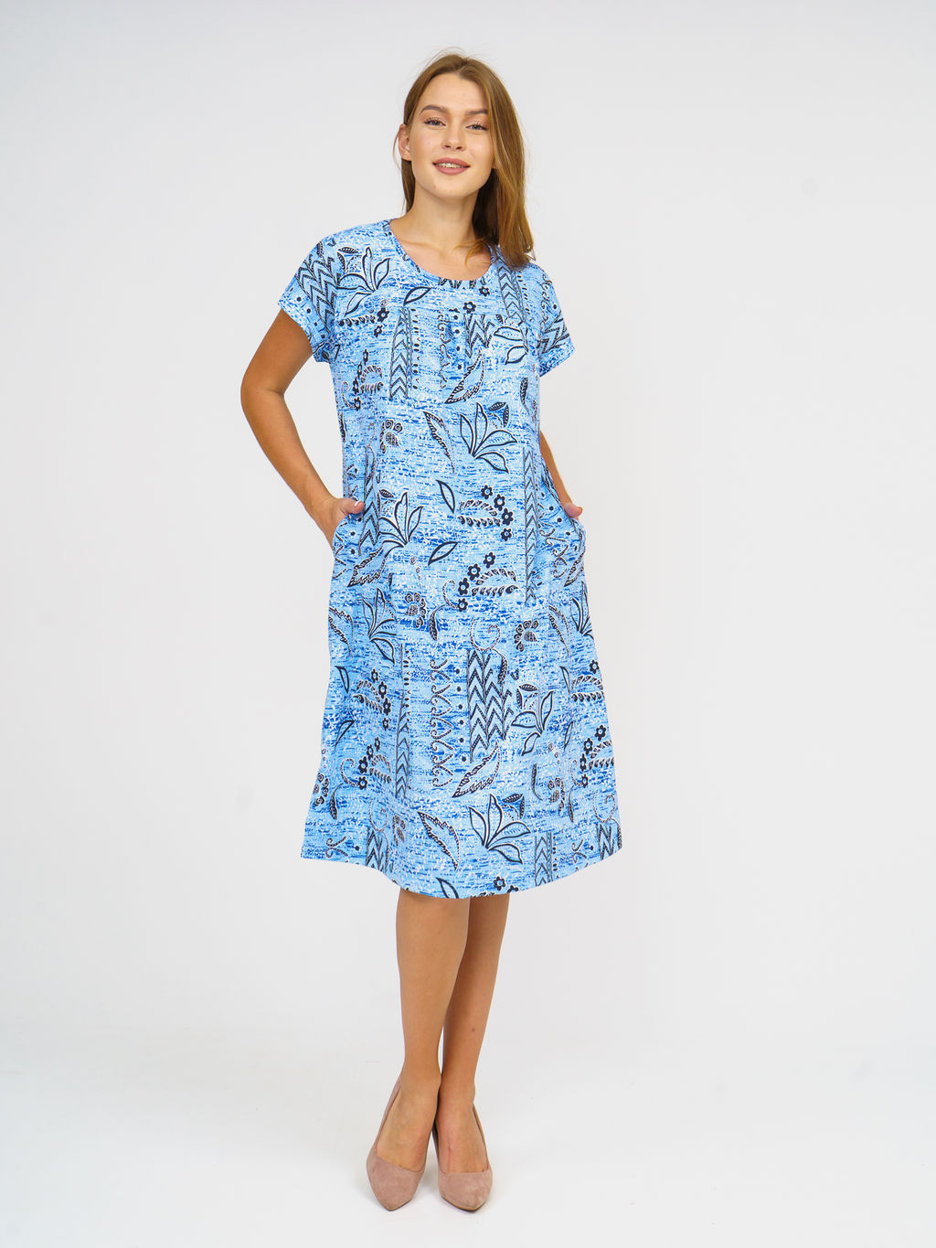 520 Платье "Голубой"