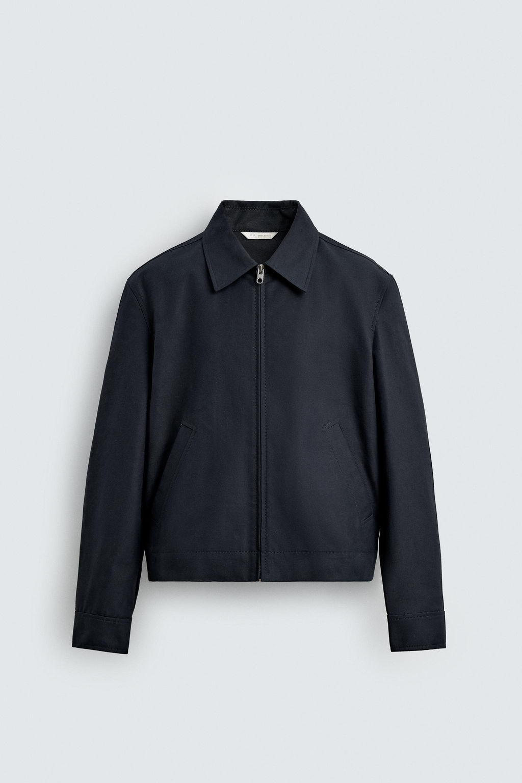 CROPPED FIT COTTON JACKET - Zara фото 7