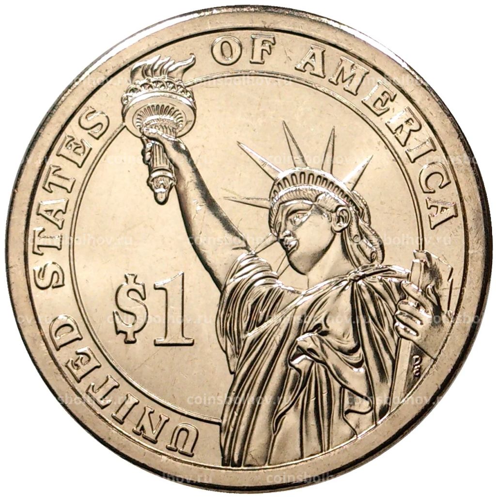 Монета 1 доллар 2020 года P США  Президент США Джордж Буш 41-й президент США