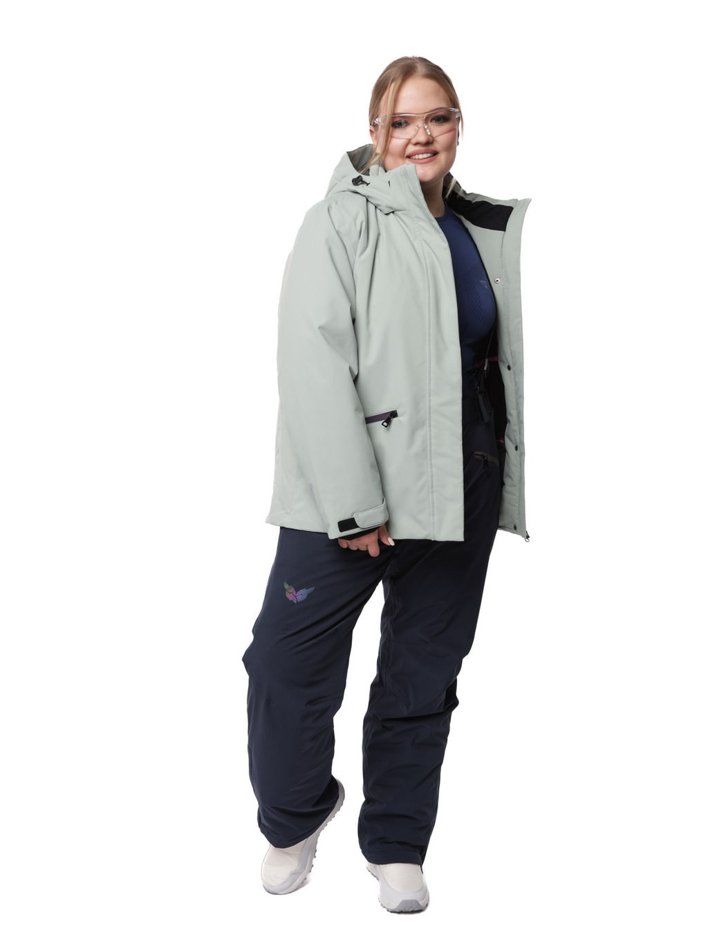 Костюм VKB-0218 Сиреневый - Snow headquarter фото 21