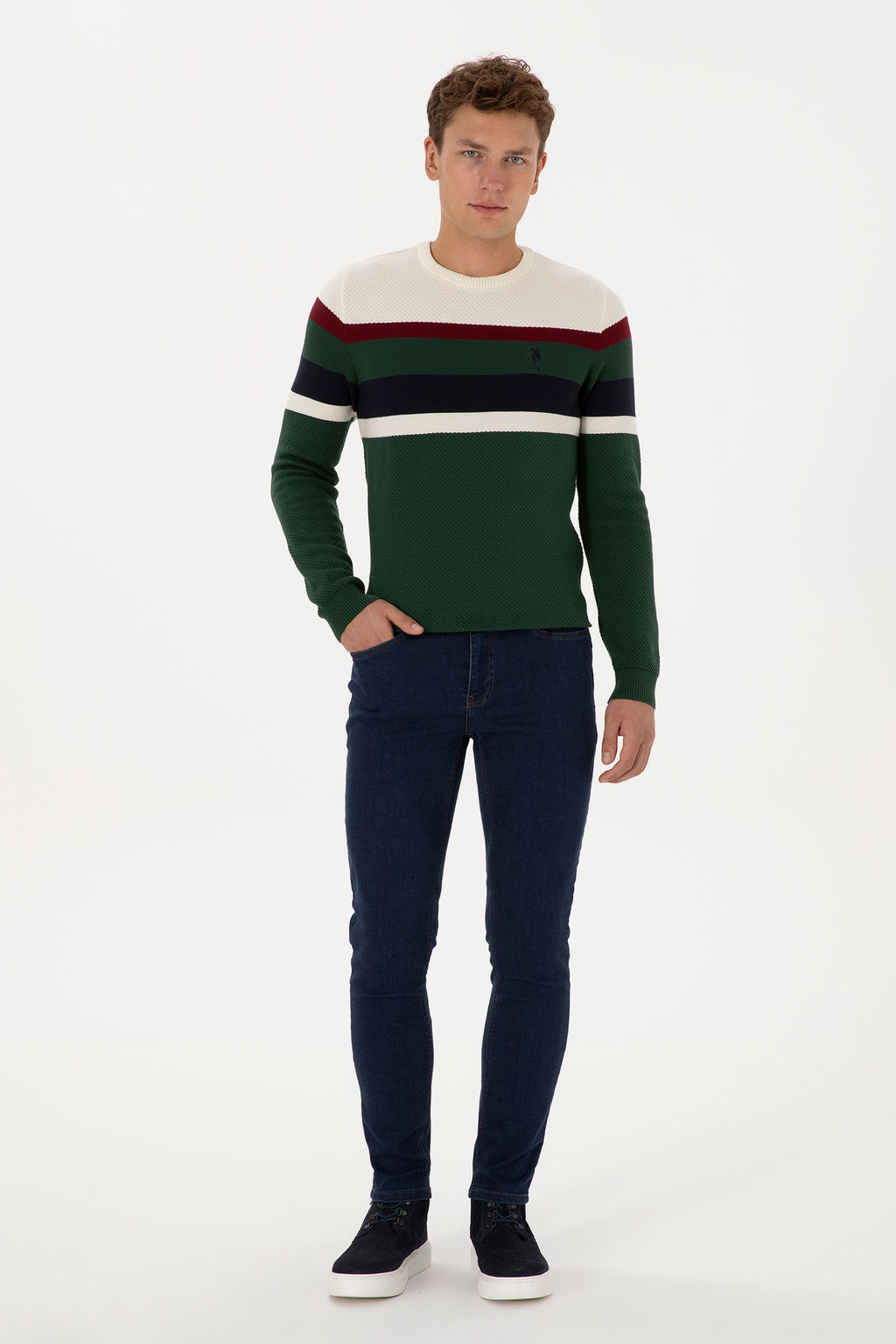 Erkek Koyu Mavi Jean Pantolon - U.s. polo assn фото 7