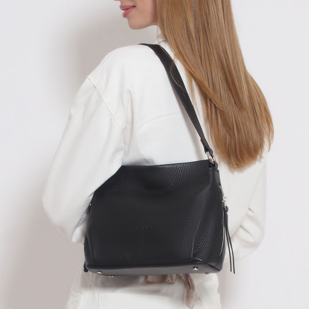 Женская кожаная сумка Richet 3159LN 376 Черный