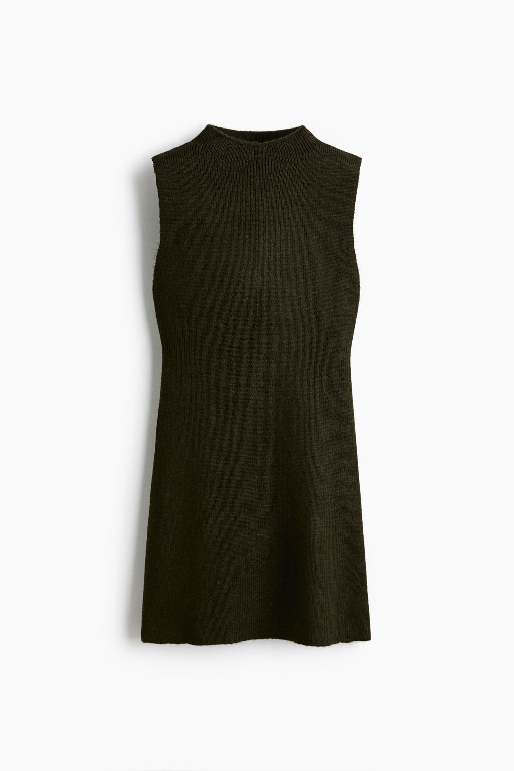 Vestido de punto con cuello perkins