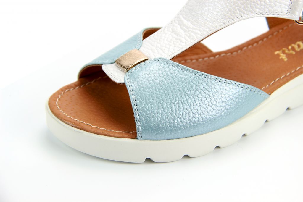 Босоножки EDART 2001.115w.blue-white