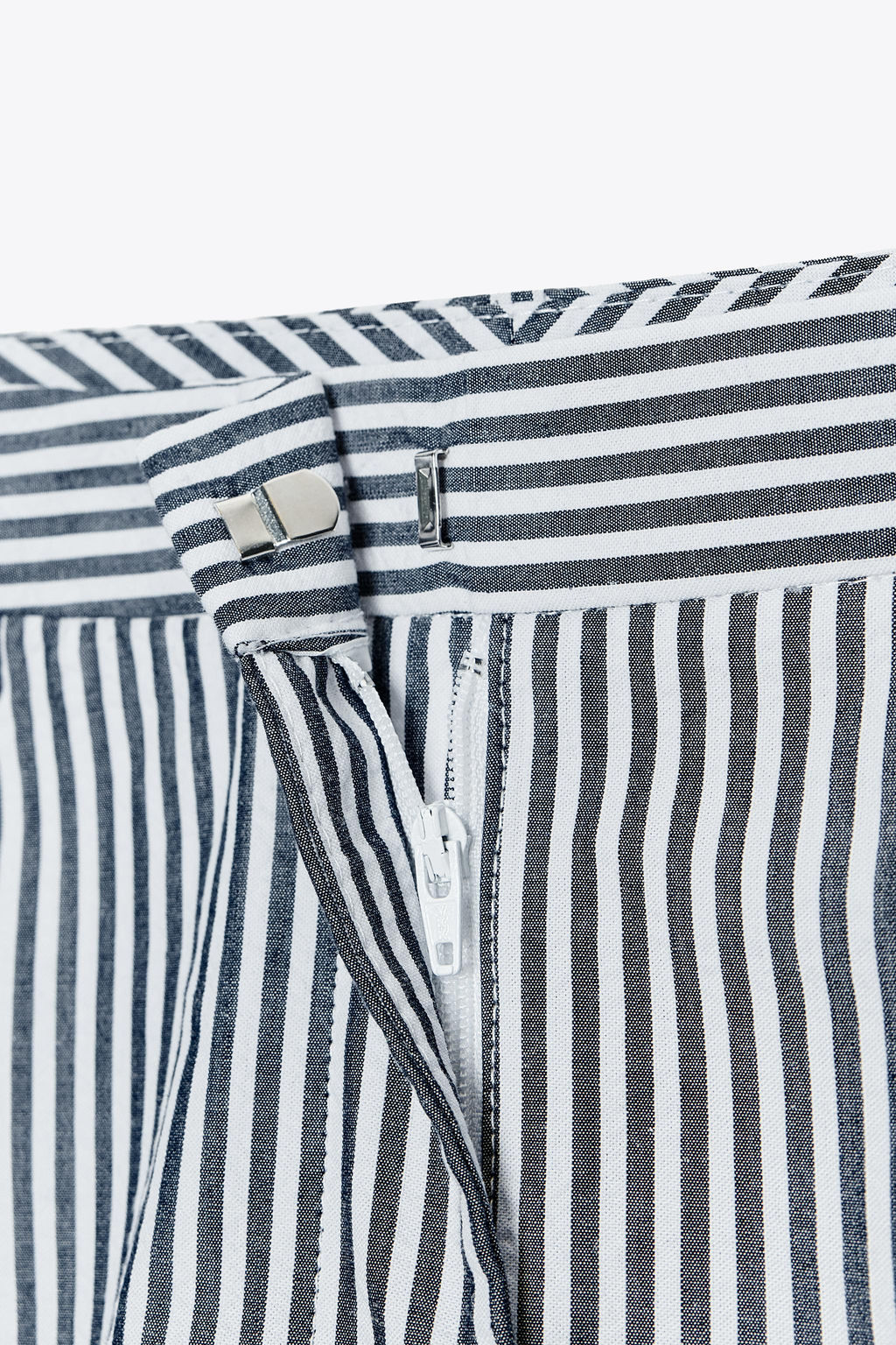 STRIPED CULOTTES WITH BELT - Zara фото 7