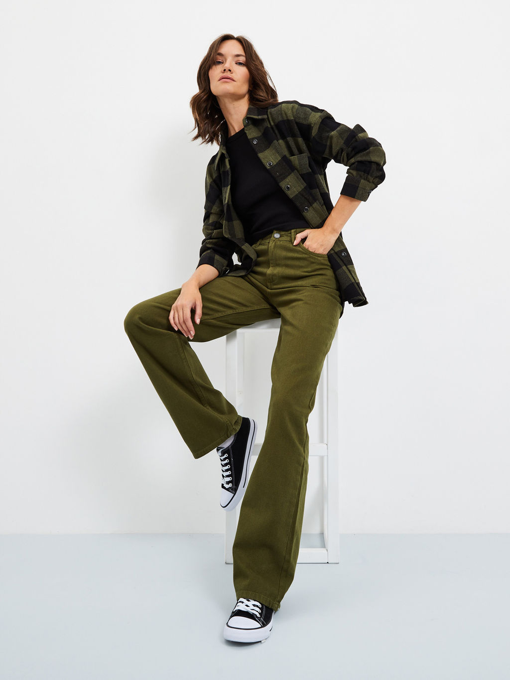 Женские джинсы палаццо - Mossmore фото 12