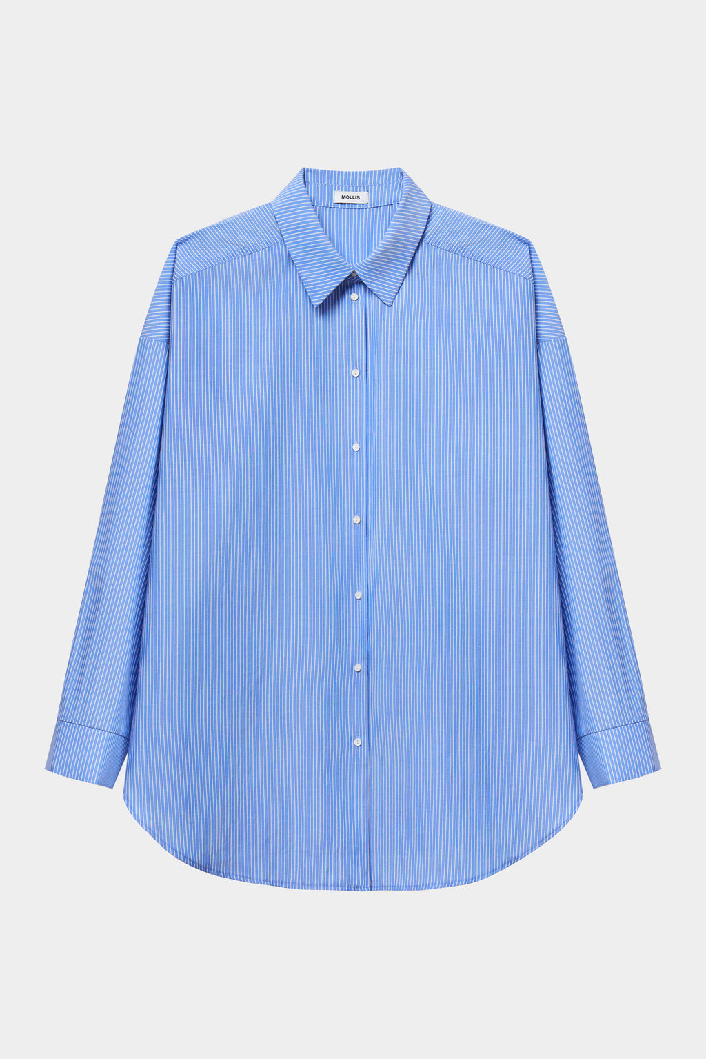 Рубашка оверсайз в полоску - Mollis фото 6