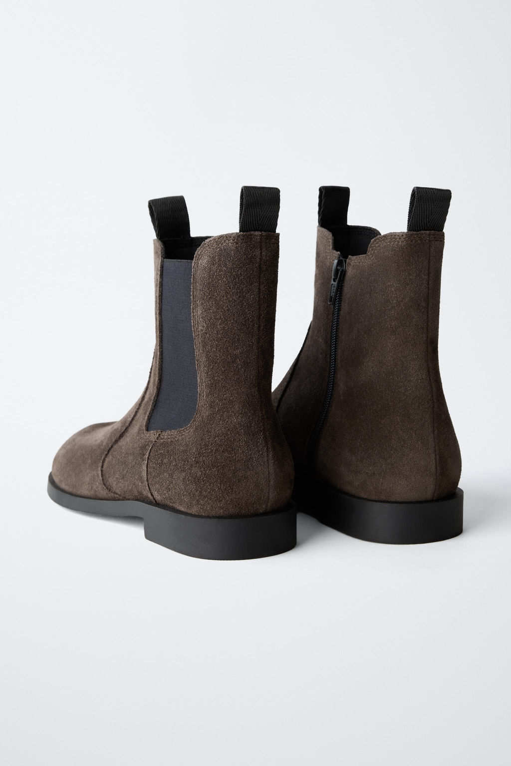 LEATHER CHELSEA ANKLE BOOTS - Zara фото 5