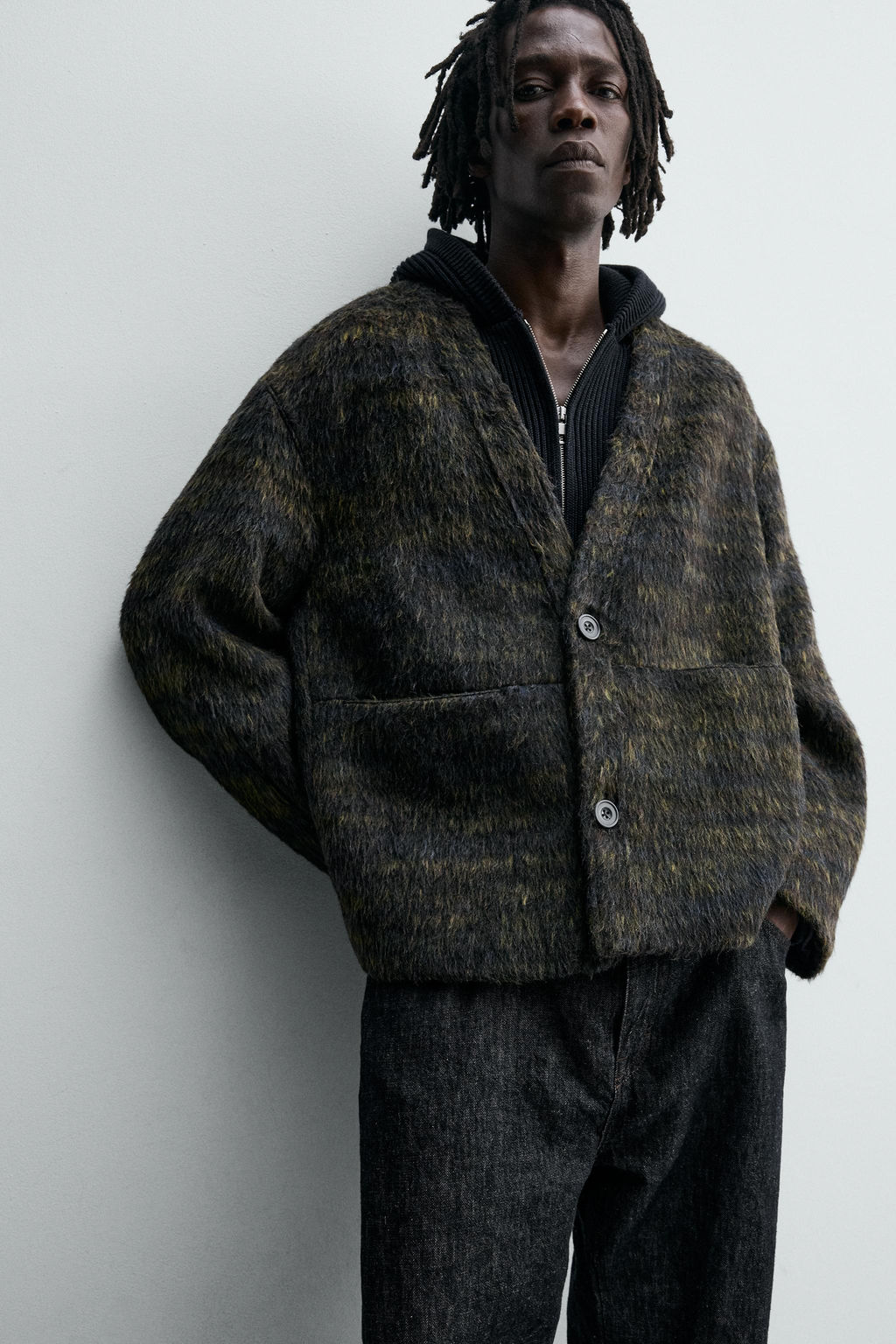 FAUX FUR CARDIGAN - Zara фото 7