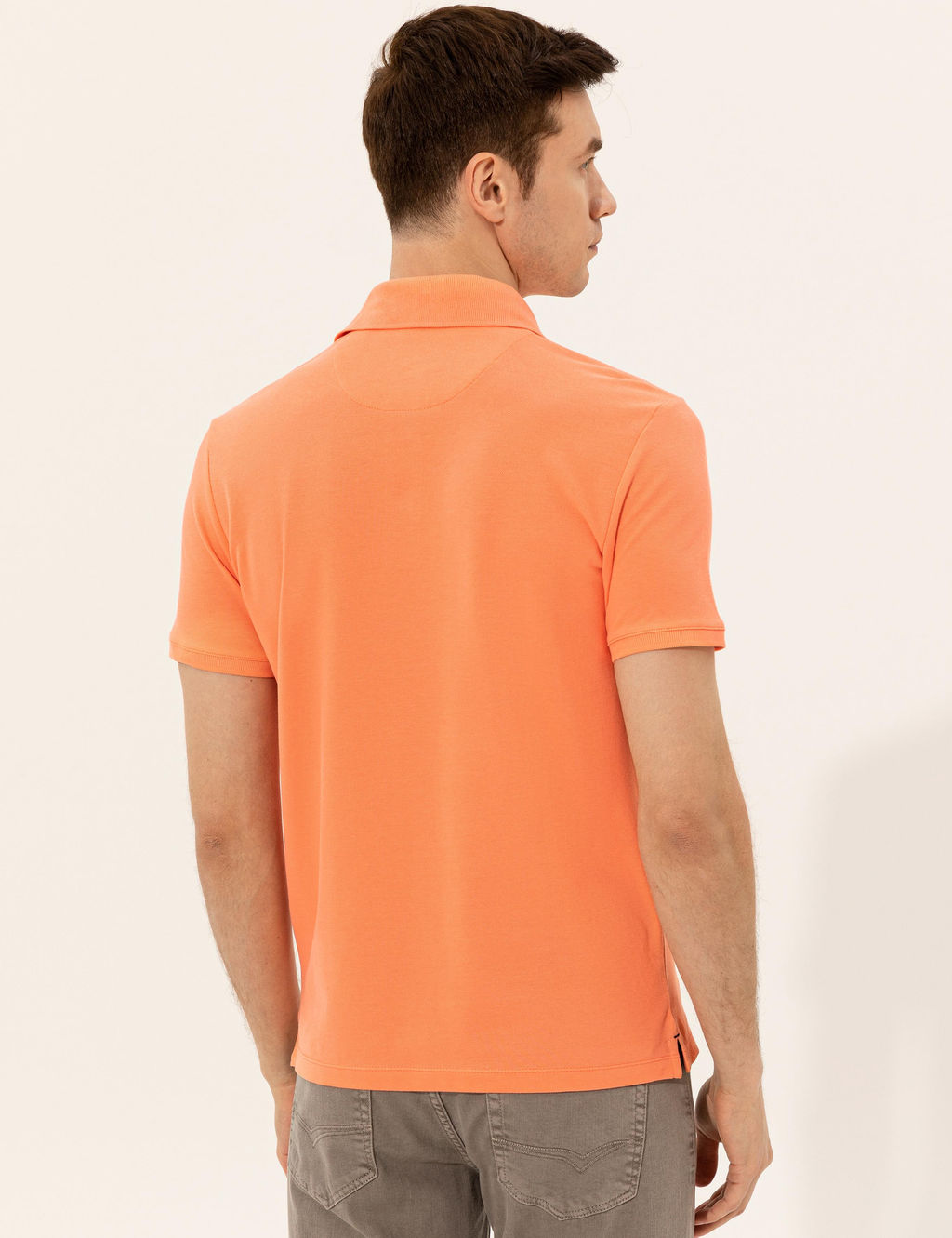Somon Polo Yaka Slim Fit Basic T-Shirt