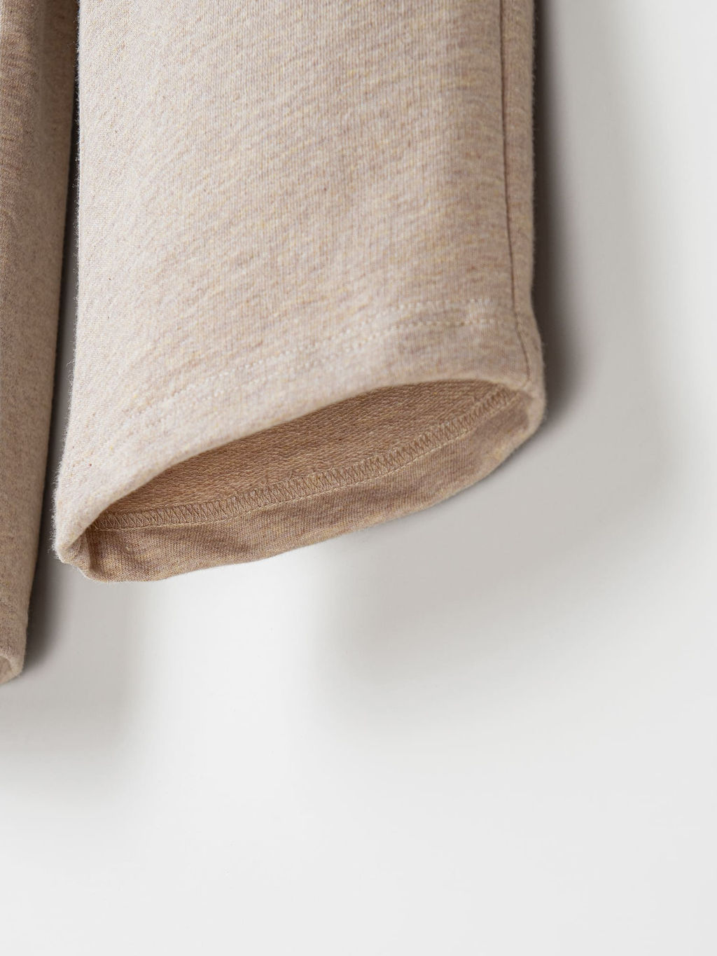 Костюм со свитшотом из 100% хлопка Бежевый меланж облегченный - Bungly фото 9