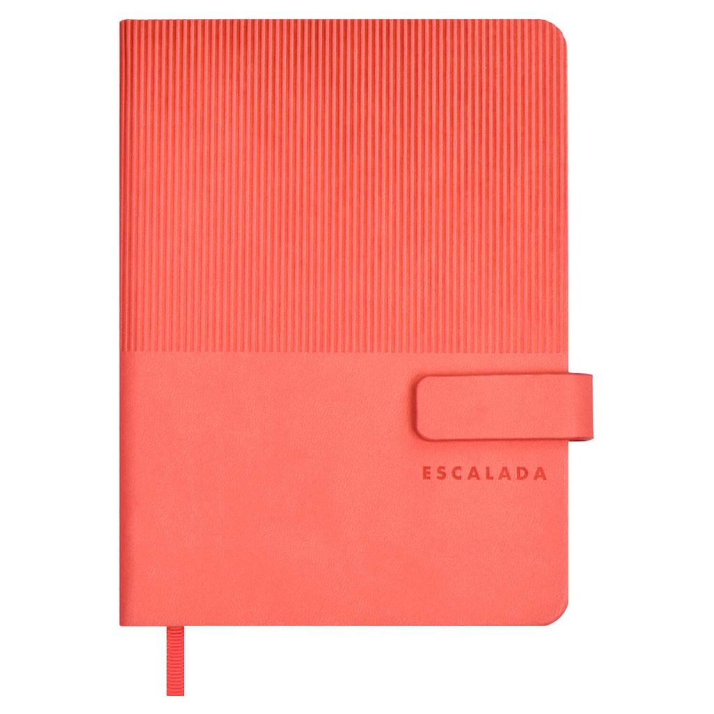Ежедневник недатированный ESCALADA, А6+, 120 л., арт. 67271/ 20 ВИННЕР КОРАЛЛОВЫЙ