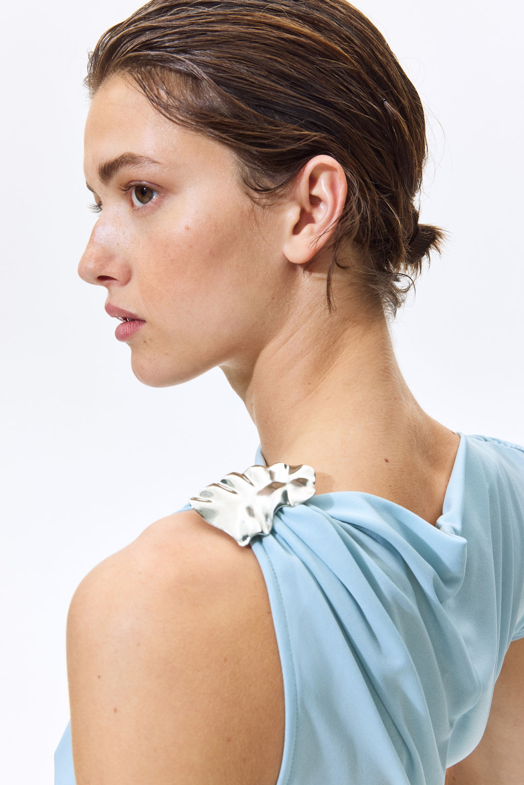 Top drapeado de punto - H&m фото 3