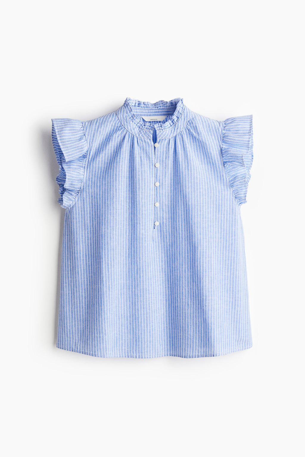 Blusa en mezcla de lino - H&m фото 2