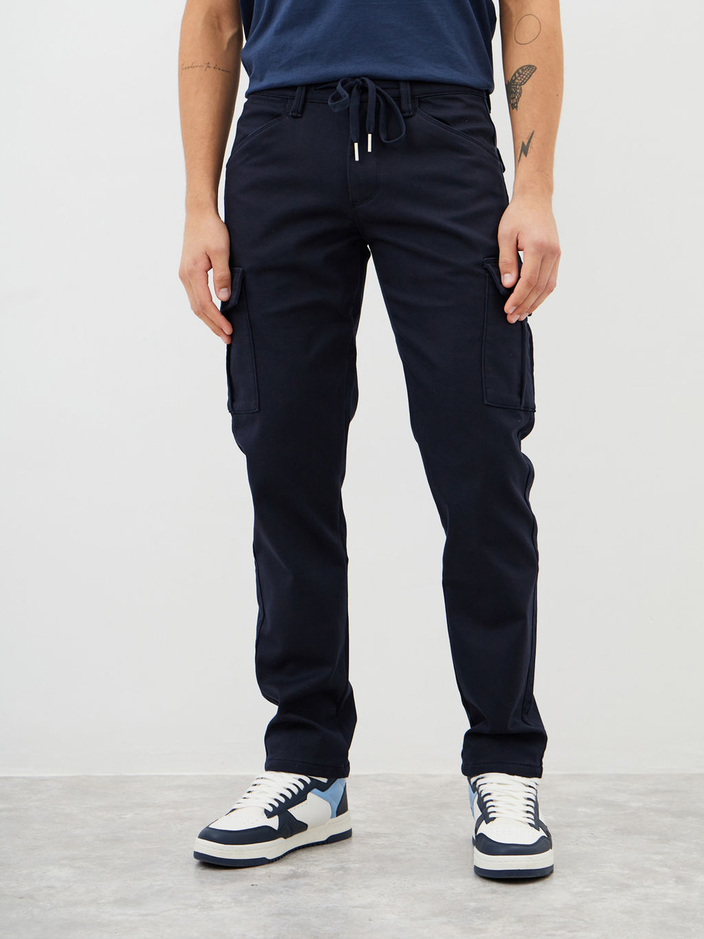 Мужские джинсы Карго утеплённые - Mossmore фото 19