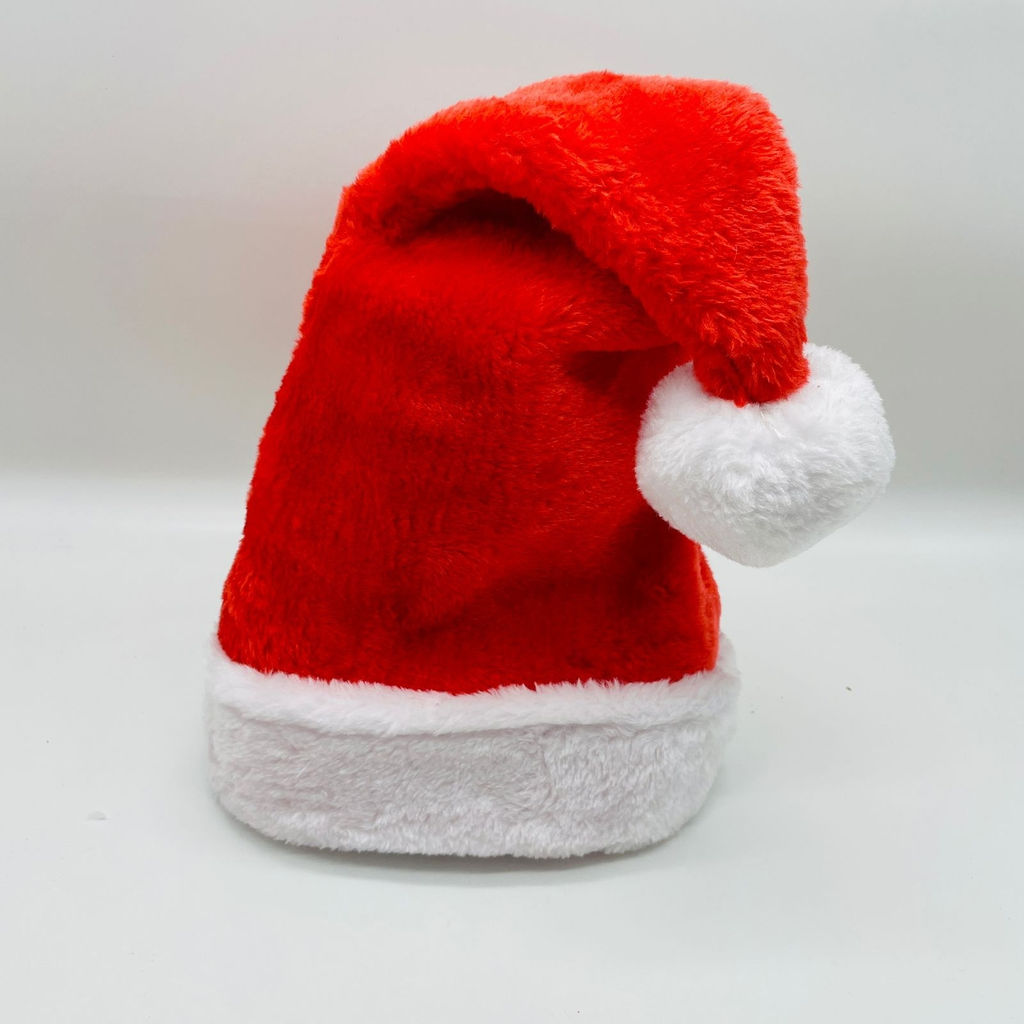 Новогодний колпак пушистый 12 шт в уп (арт. HZ-51) - Ип лебедев о.ю фото 2