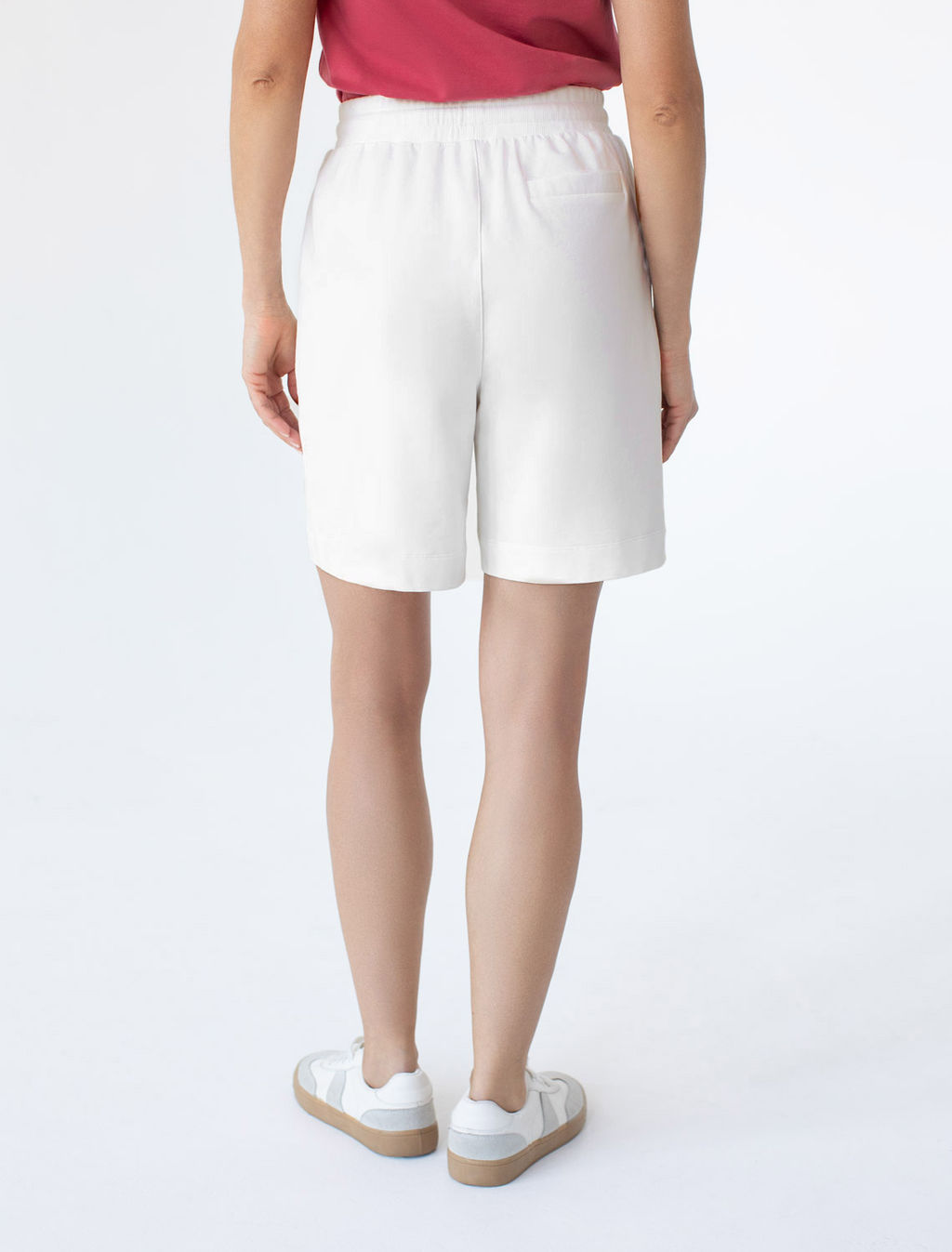 VILATTE / Шорты из футера двухнитки с эластаном  фото 4