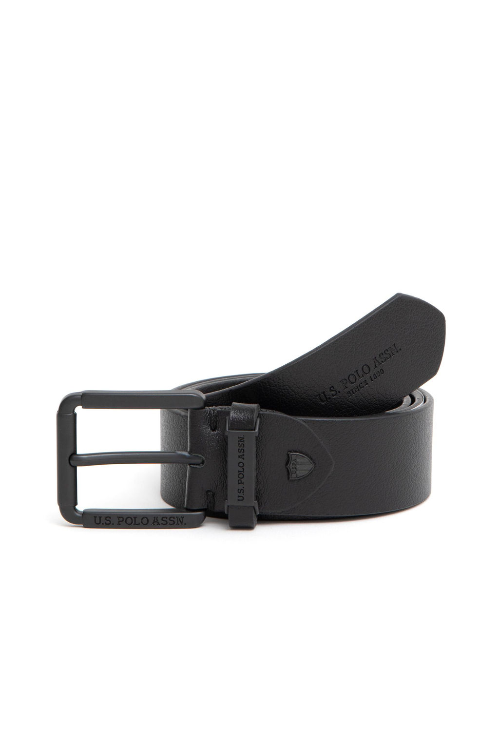 Мужской черный пояс - U.s. polo assn фото 3