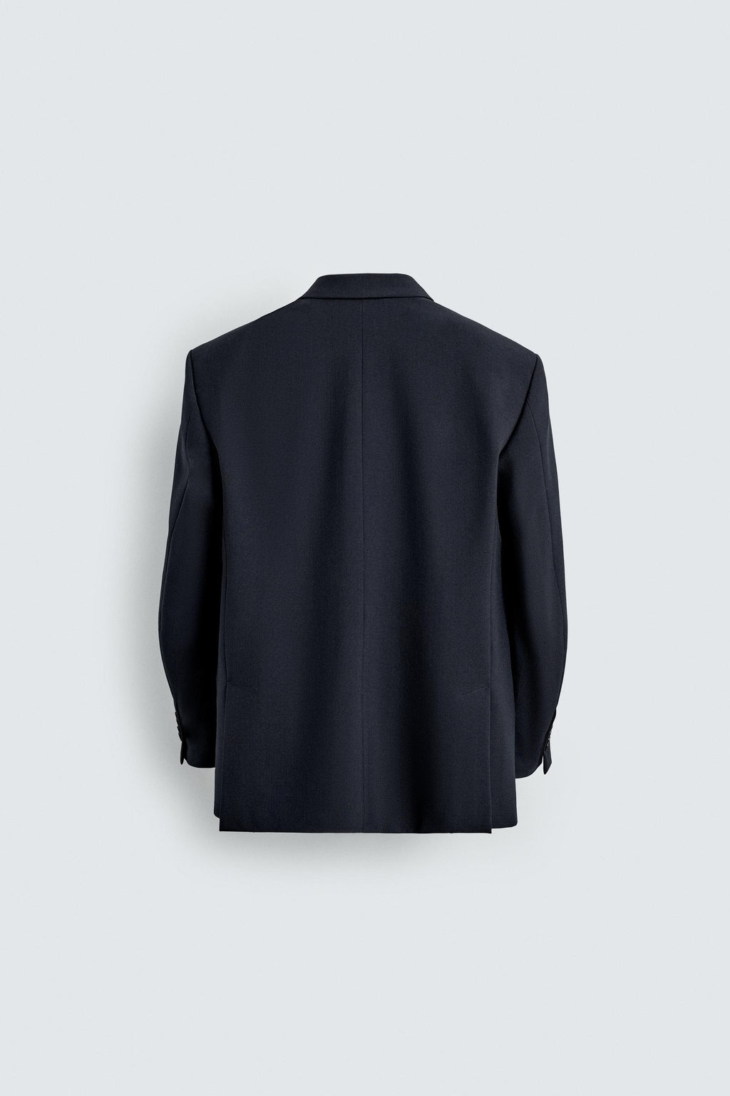 LIMITED EDITION DOUBLE-BREASTED WOOL BLEND SUIT BLAZER - Zara фото 8