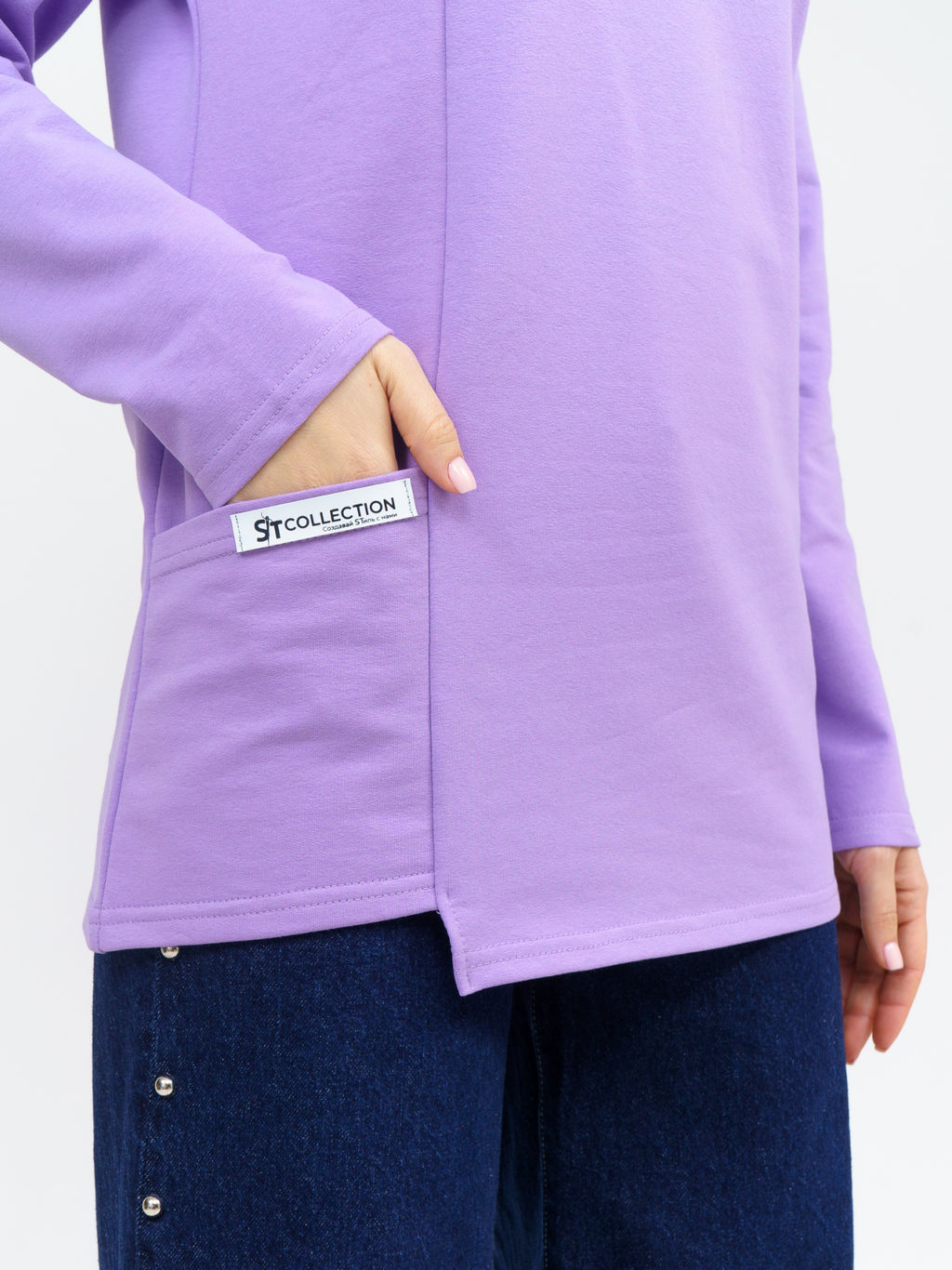 787 Туника "Лиловый"