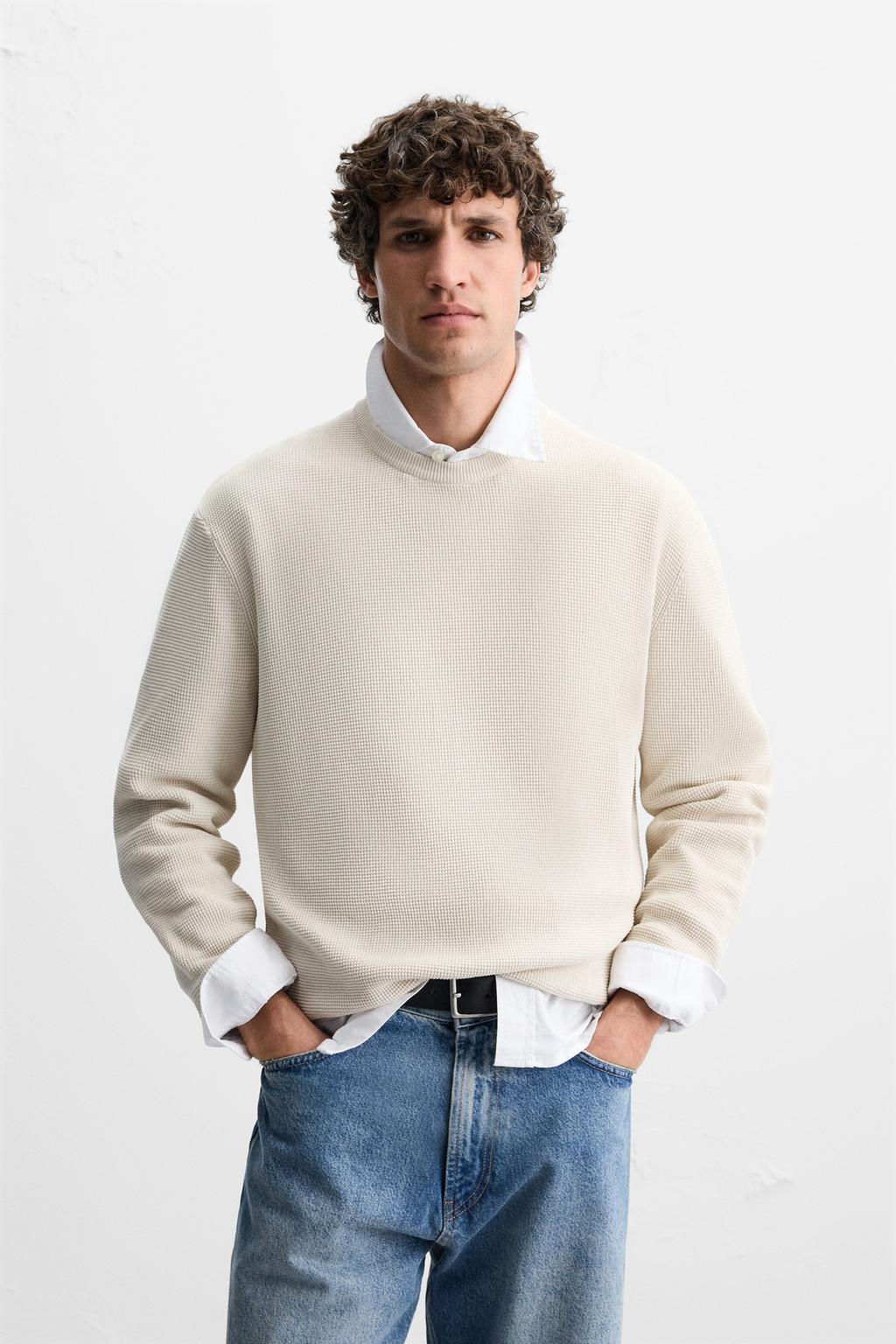 TEXTURED BASIC SWEATER - Zara фото 2