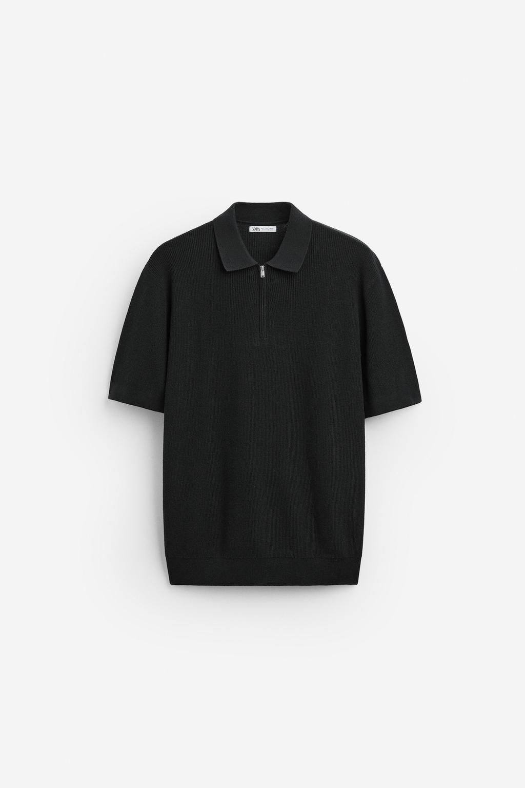 PURL KNIT POLO SHIRT - Zara фото 36