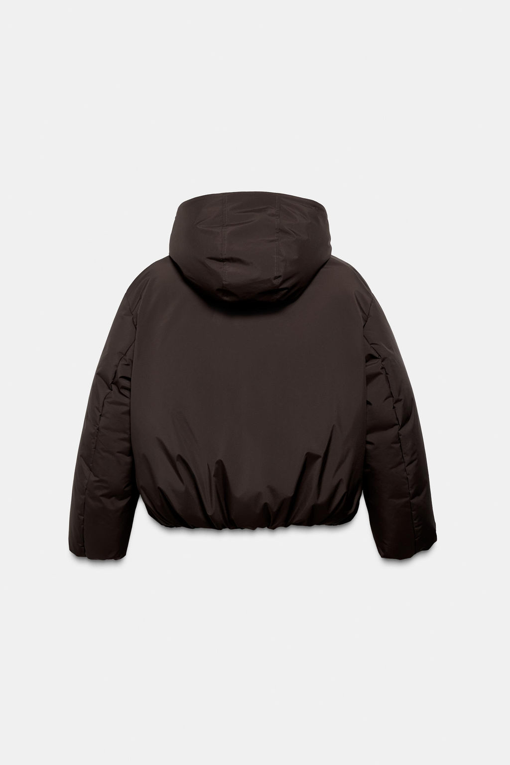 WATER-REPELLENT WINDPROOF PUFFER ANORAK WITH HOODIE - Zara фото 10