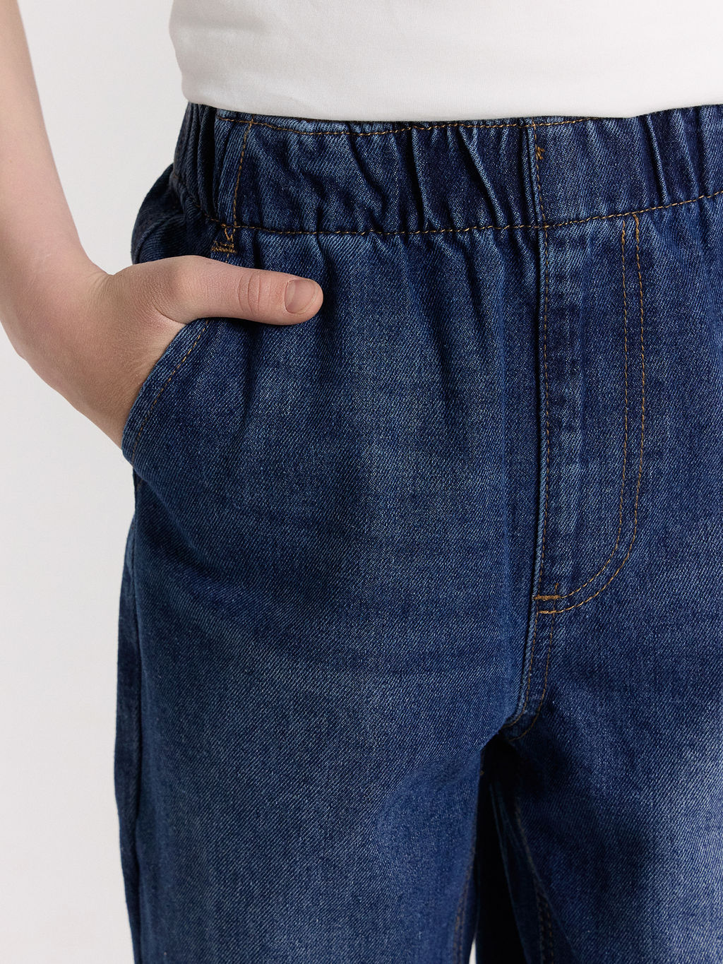 Джинсы для мальчиков синие - Mark formelle фото 4