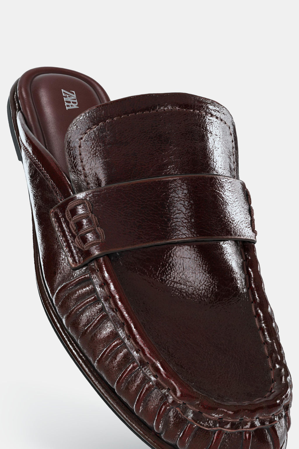 LEATHER MULE LOAFERS - Zara фото 6