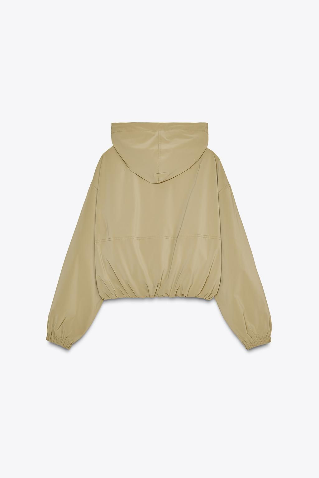 RUBBERISED HOODED JACKET - Zara фото 5