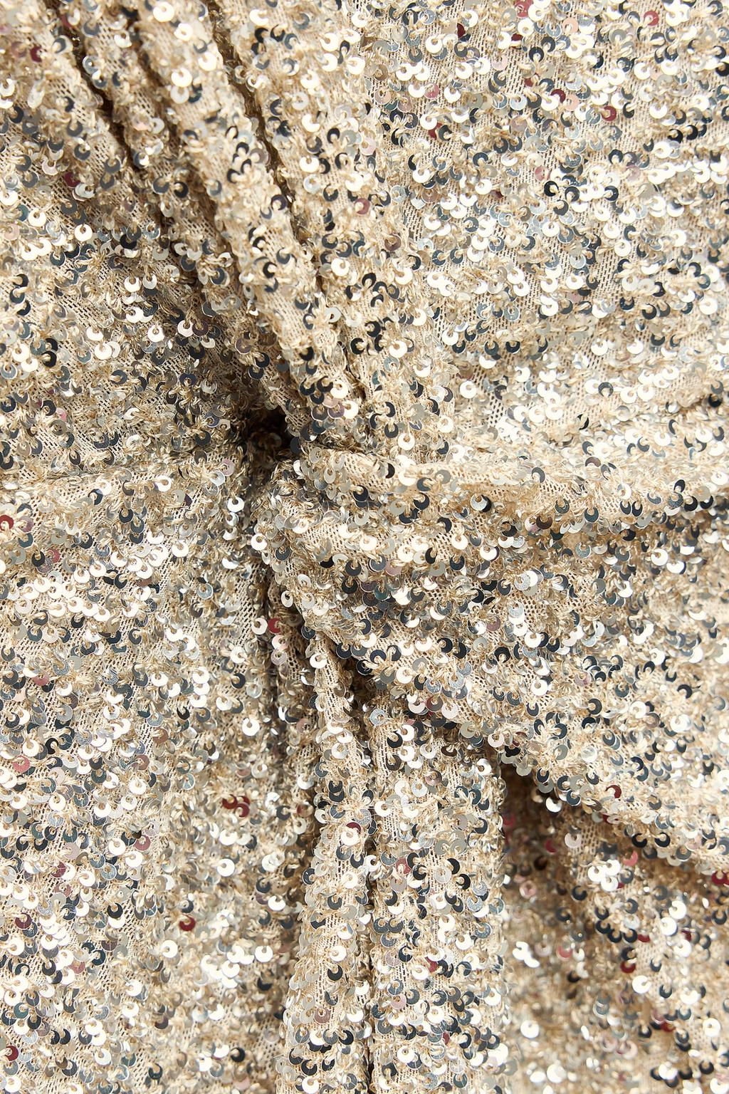 MINI DRESS WITH SEQUINS - Zara фото 6