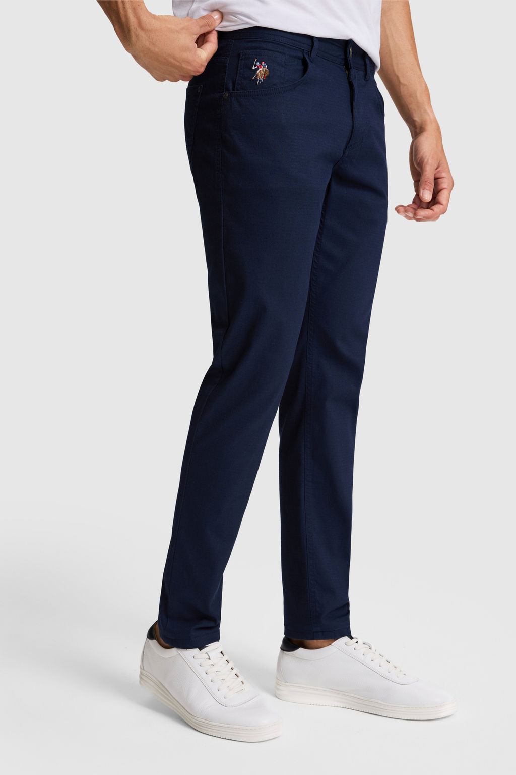 Erkek Lacivert Kanvas / Chino Pantolon - U.s. polo assn фото 4