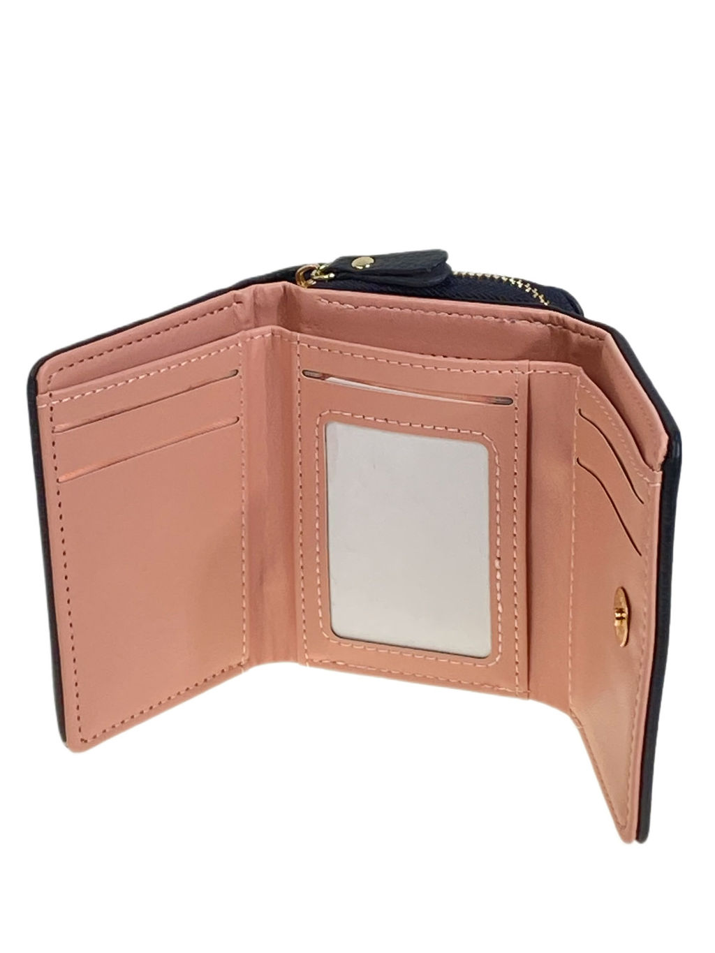 Женское портмоне из искусственной кожи, цвет черный - Greta фото 2