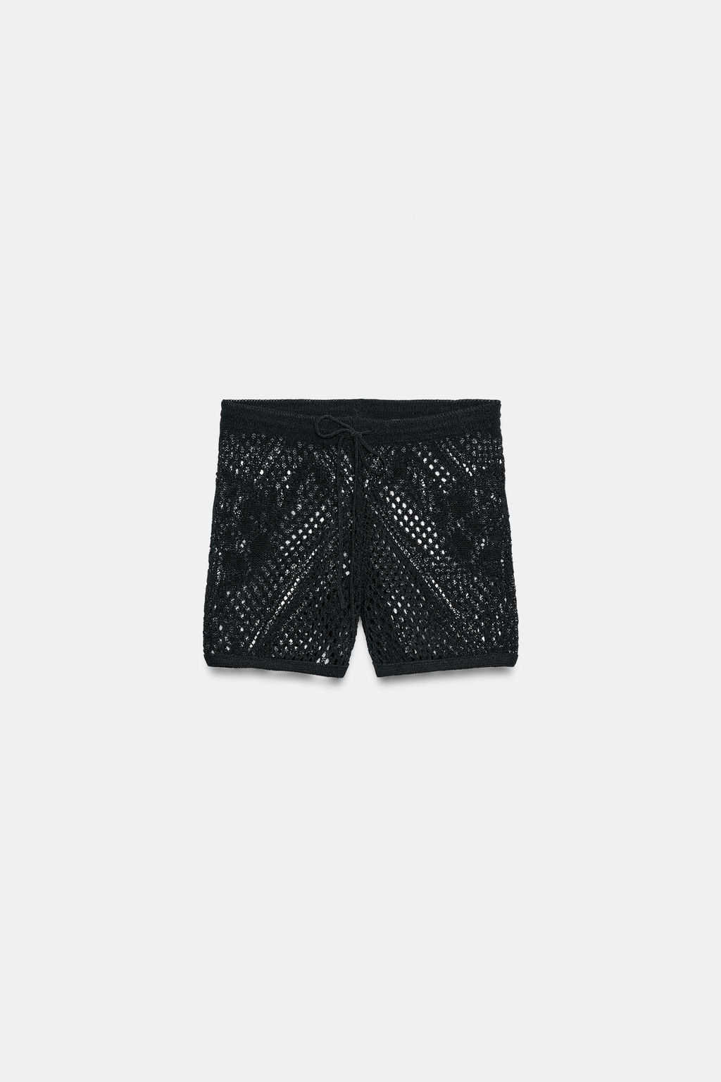 SHORTS PUNTO CALADO / Negro - Zara фото 9