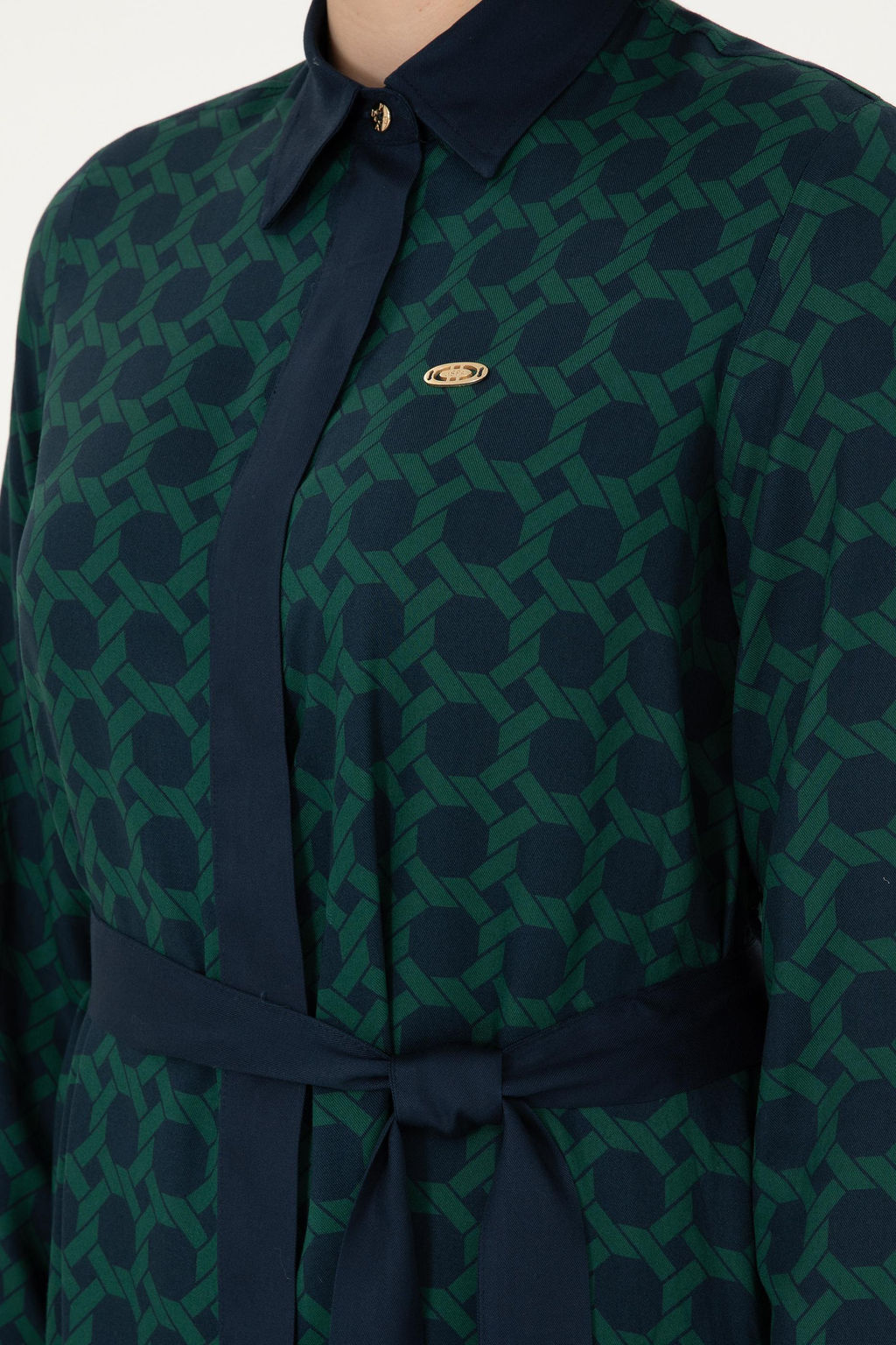 Женское тканое платье цвета индиго Неожиданная скидка в корзине - U.s. polo assn фото 6