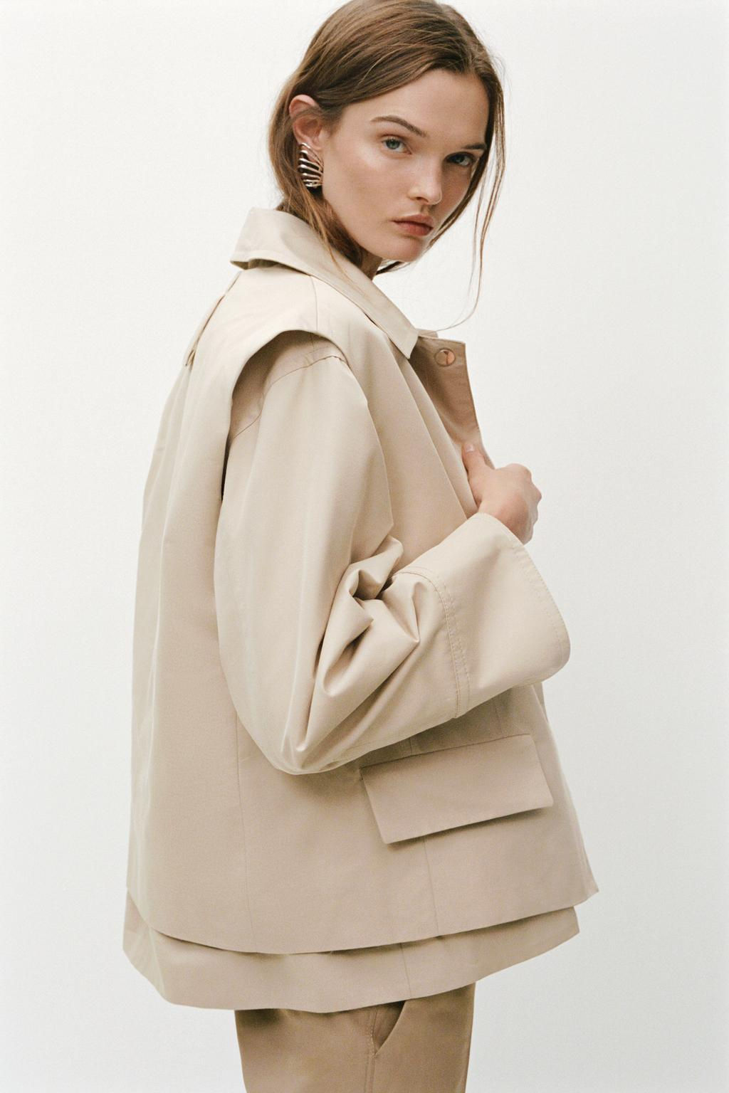 ZW COLLECTION WAISTCOAT JACKET - Zara фото 3