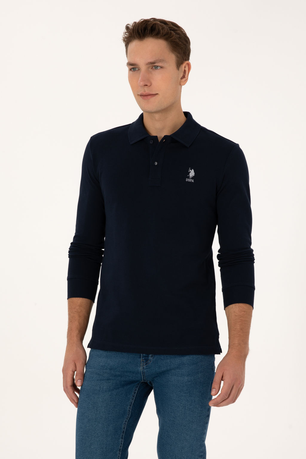Erkek Lacivert Basic Sweatshirt - U.s. polo assn фото 17
